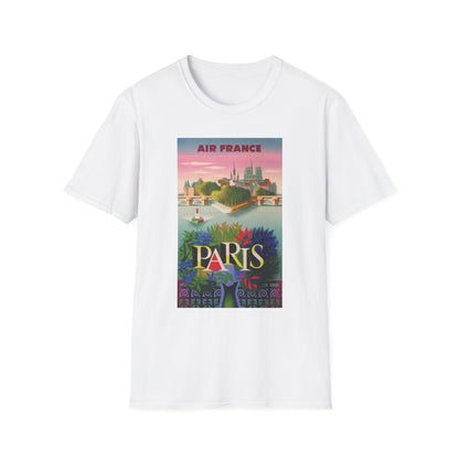 Air France Paris Vintage Travel Art