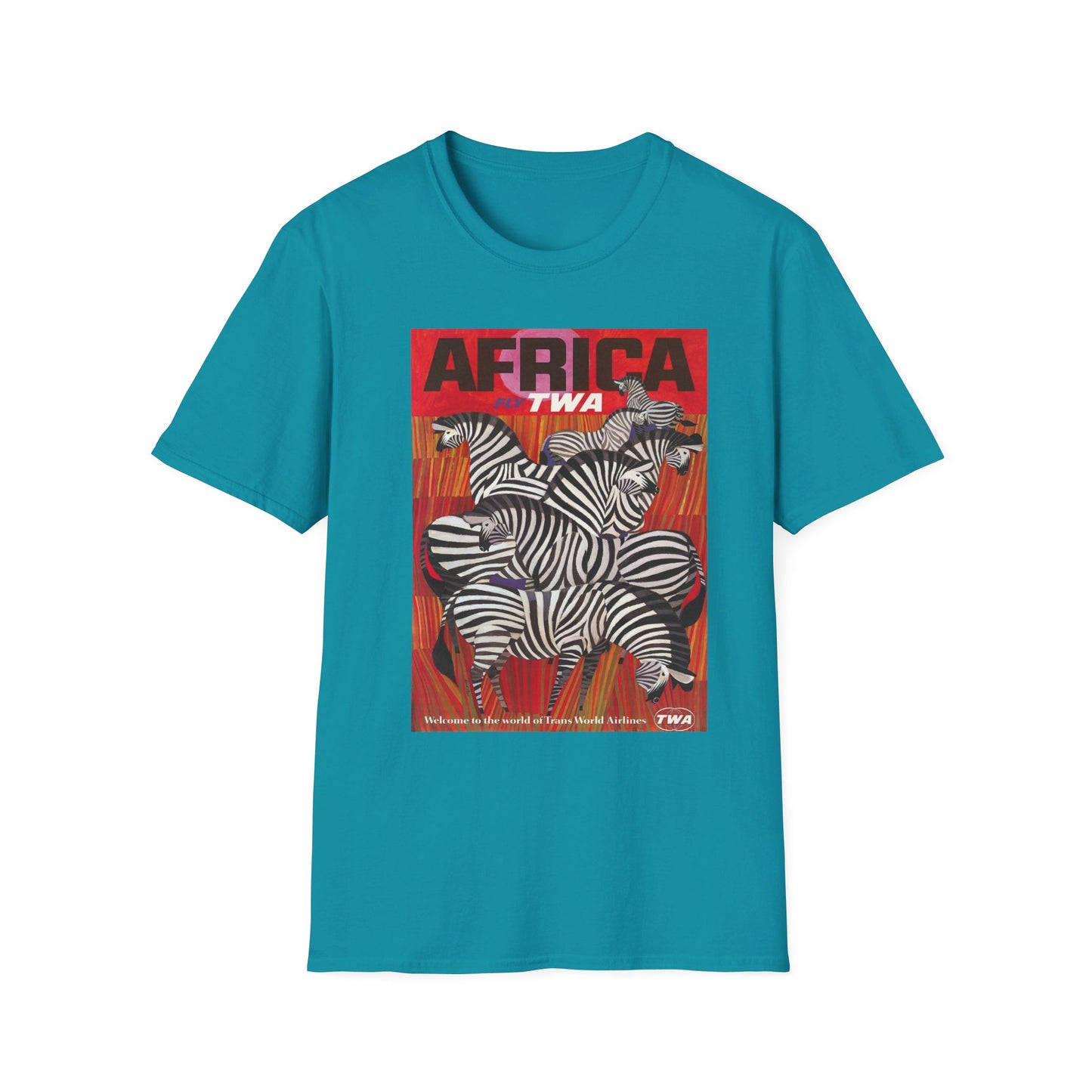 Africa TWA Vintage Travel Art