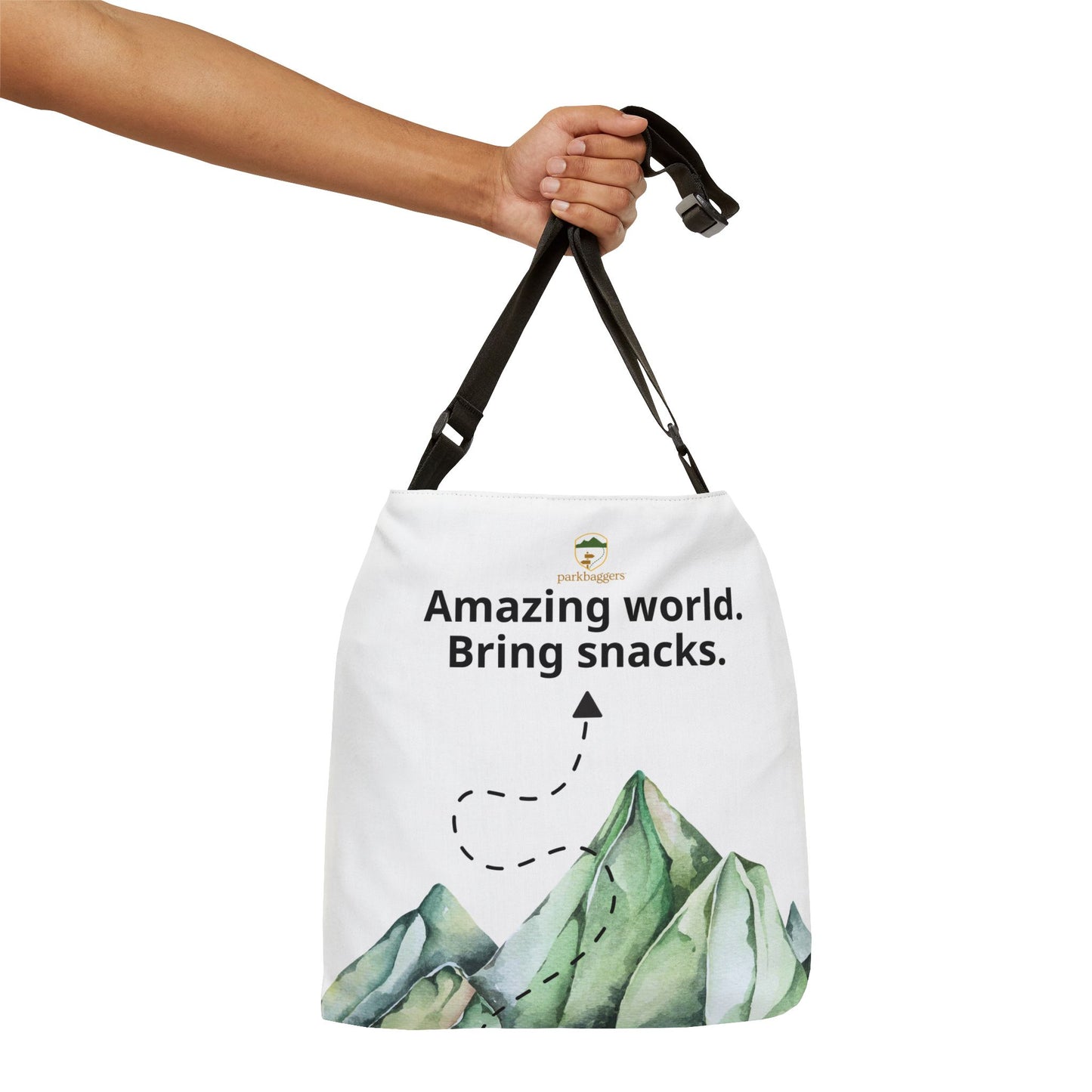 Bring Snacks Green Mountain Tote Parkbaggers