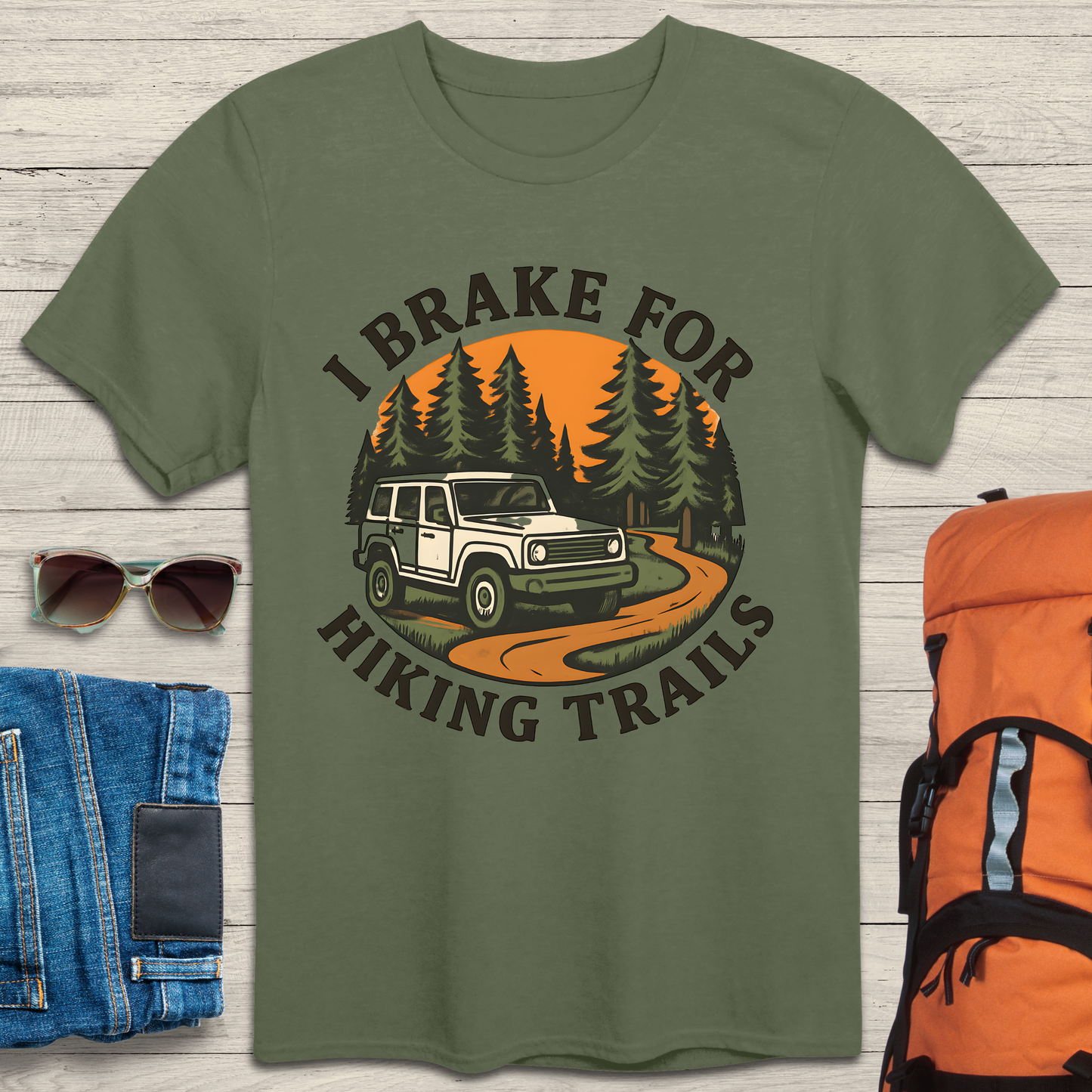 I Brake For Hiking Trails