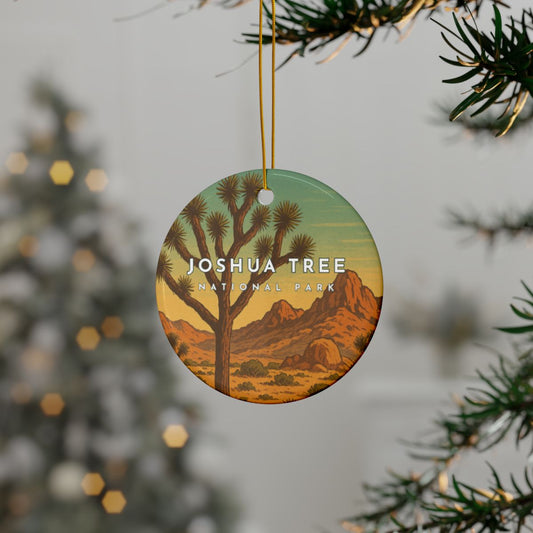 Personalized Joshua Tree National Park Ceramic Ornament (2-sided)