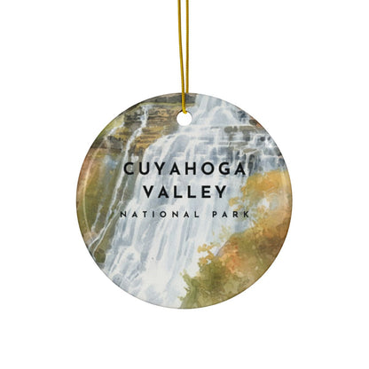 Personalized Cuyahoga Valley National Park Ceramic Ornament (2-sided)