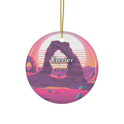 Personalized Arches National Park Ceramic Ornament (2-sided)