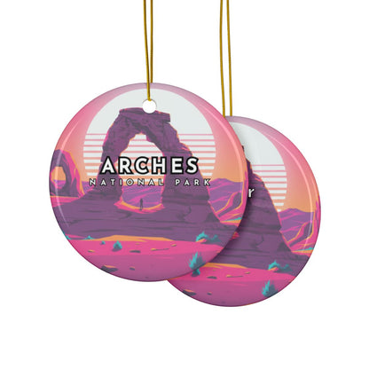 Personalized Arches National Park Ceramic Ornament (2-sided)