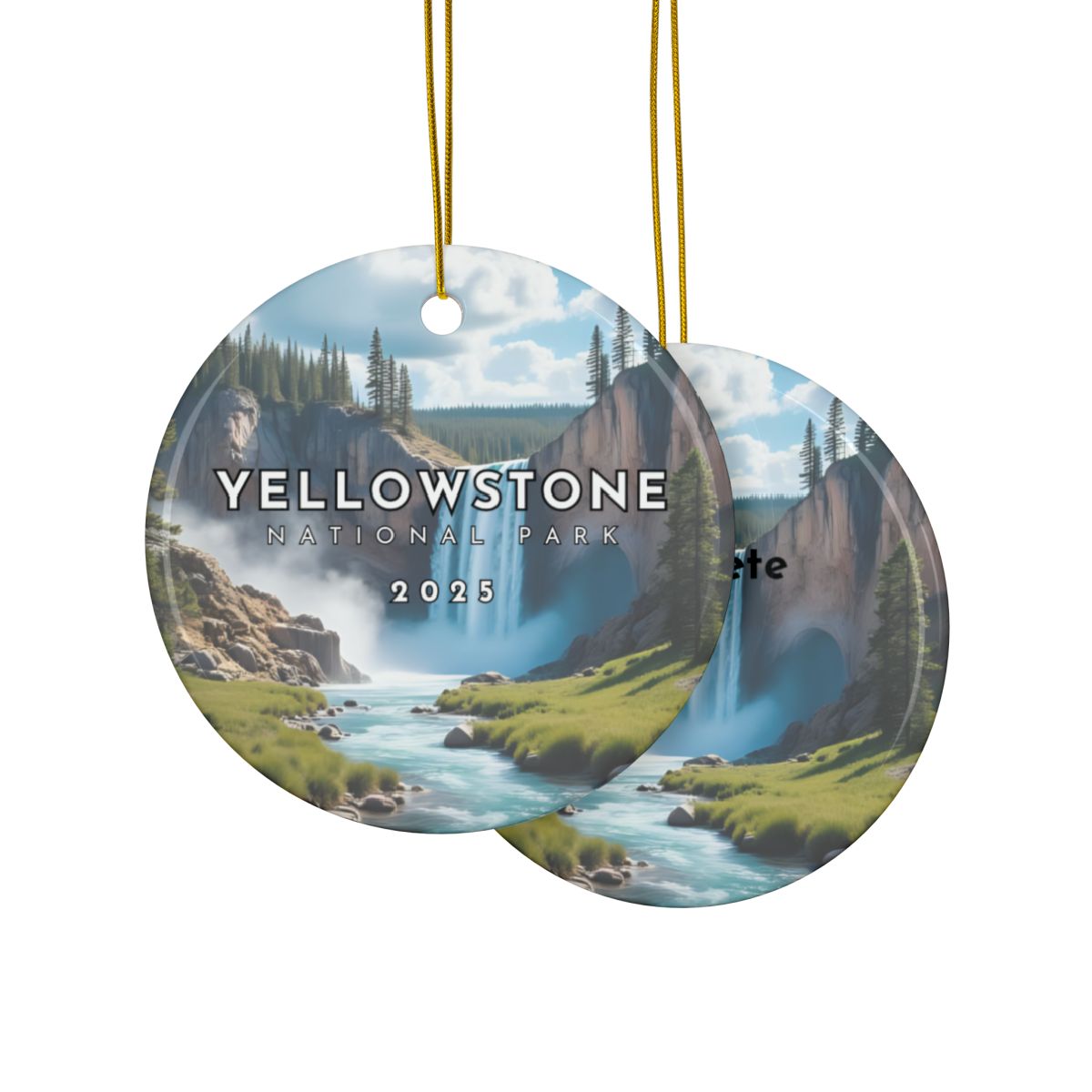 Personalized Yellowstone National Park Ornament (2-sided)