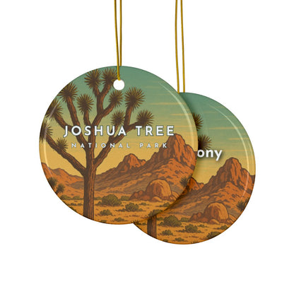 Personalized Joshua Tree National Park Ceramic Ornament (2-sided)