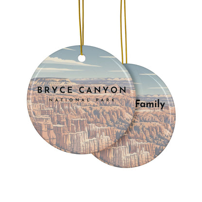 Personalized Bryce Canyon National Park Ceramic Ornament (2-sided)