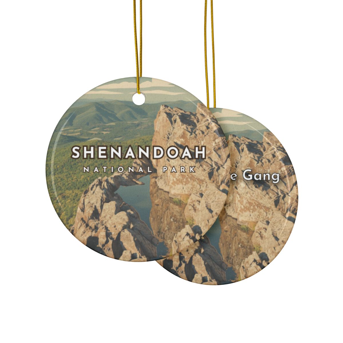 Personalized Shenandoah National Park Ceramic Ornament (2-sided)