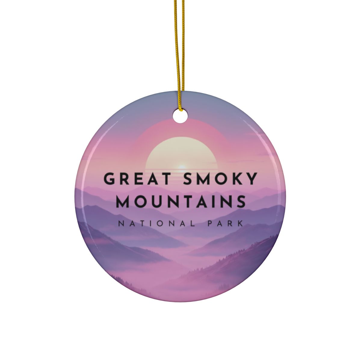 Personalized Great Smoky Mountains Ornament (2-sided)