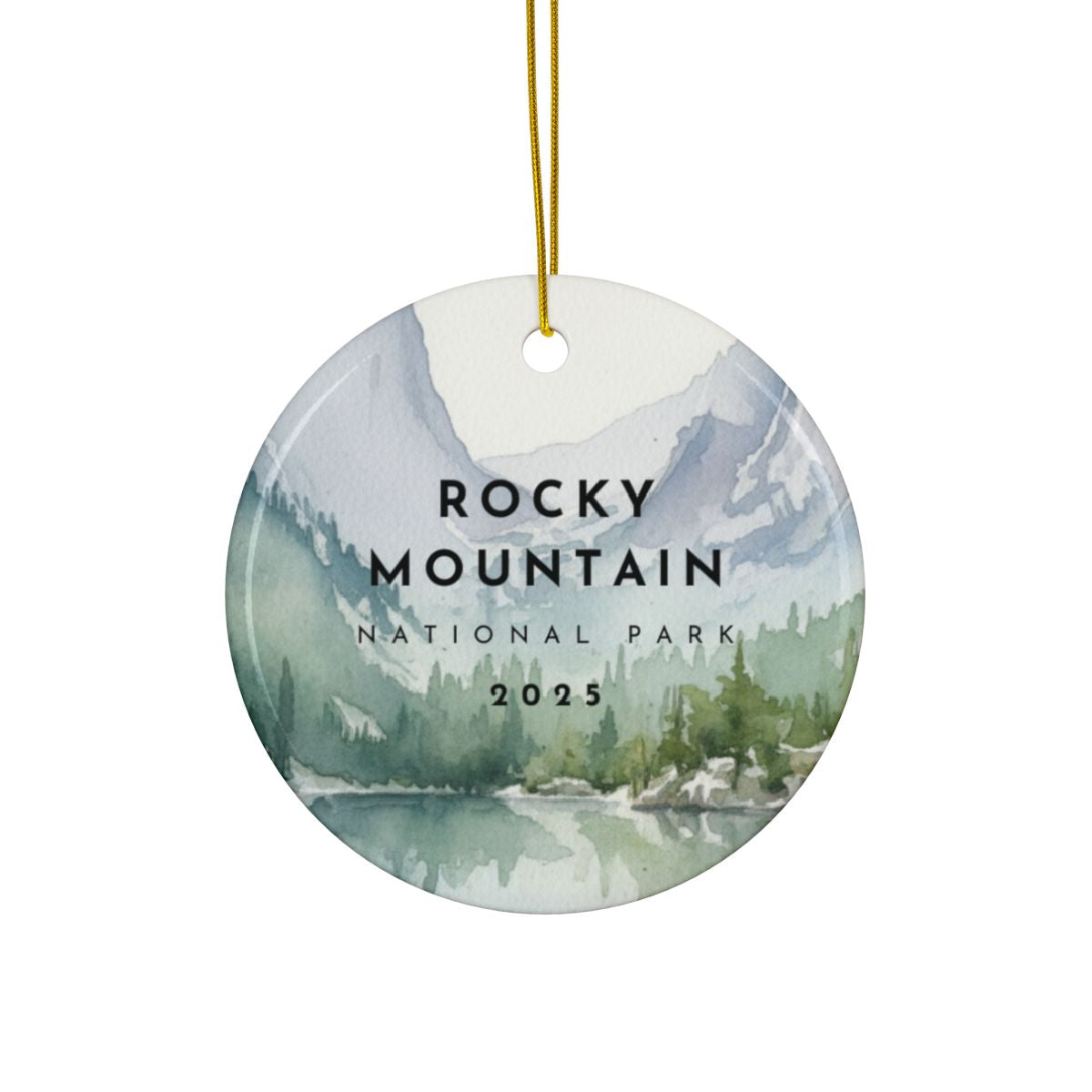 Personalized Rocky Mountain National Park Ornament (2-sided)
