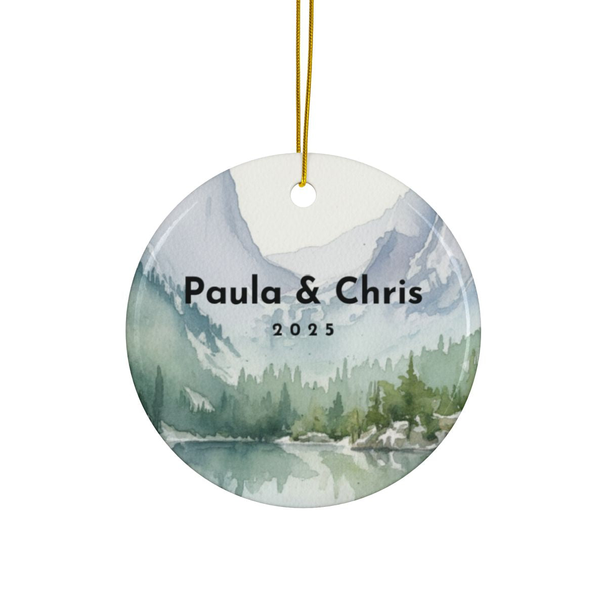 Personalized Rocky Mountain National Park Ornament (2-sided)