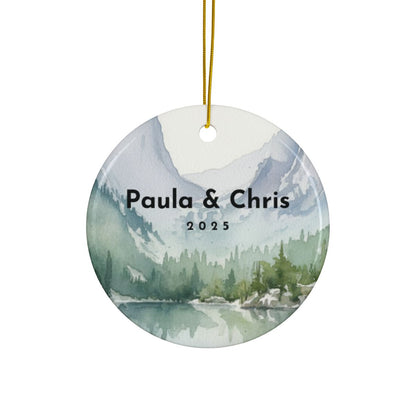 Personalized Rocky Mountain National Park Ornament (2-sided)