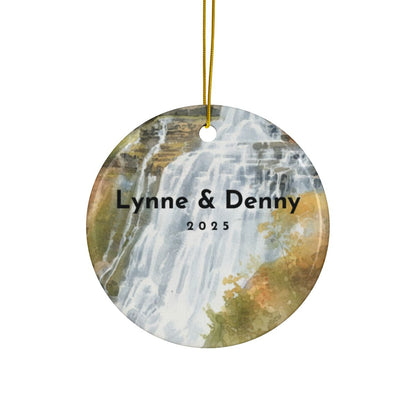 Personalized Cuyahoga Valley National Park Ceramic Ornament (2-sided)