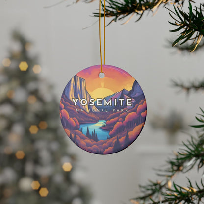 Personalized Yosemite National Park Ornament (2-sided)