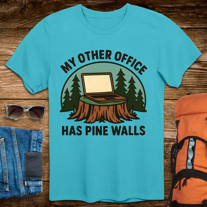 My Other Office Has Pine Walls
