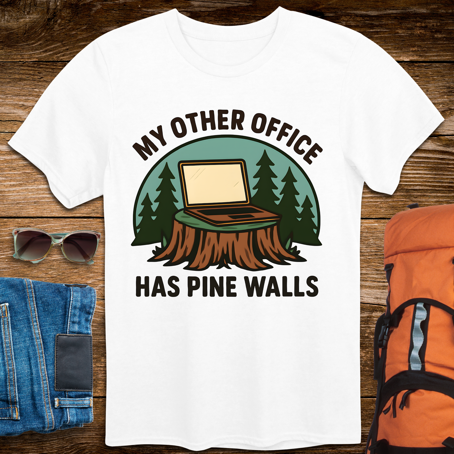 My Other Office Has Pine Walls