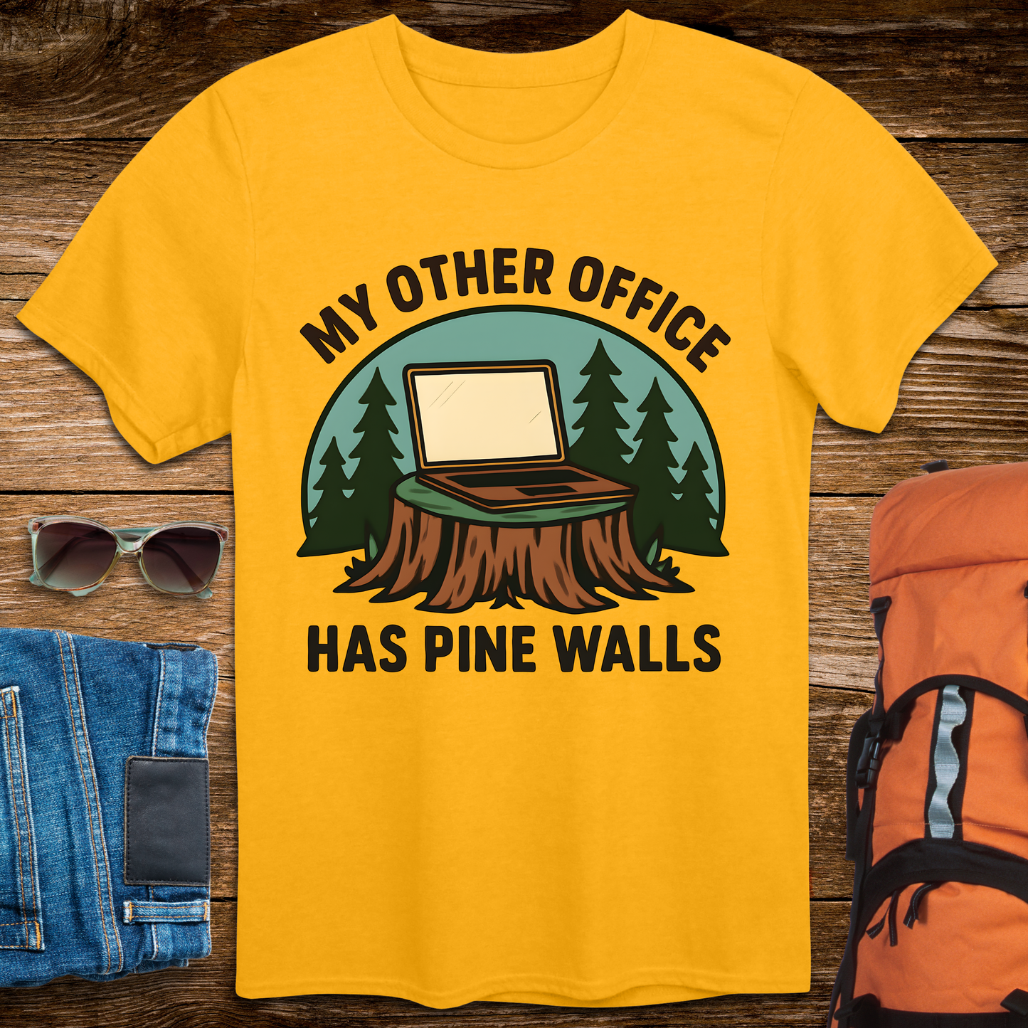 My Other Office Has Pine Walls