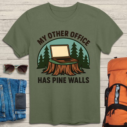My Other Office Has Pine Walls