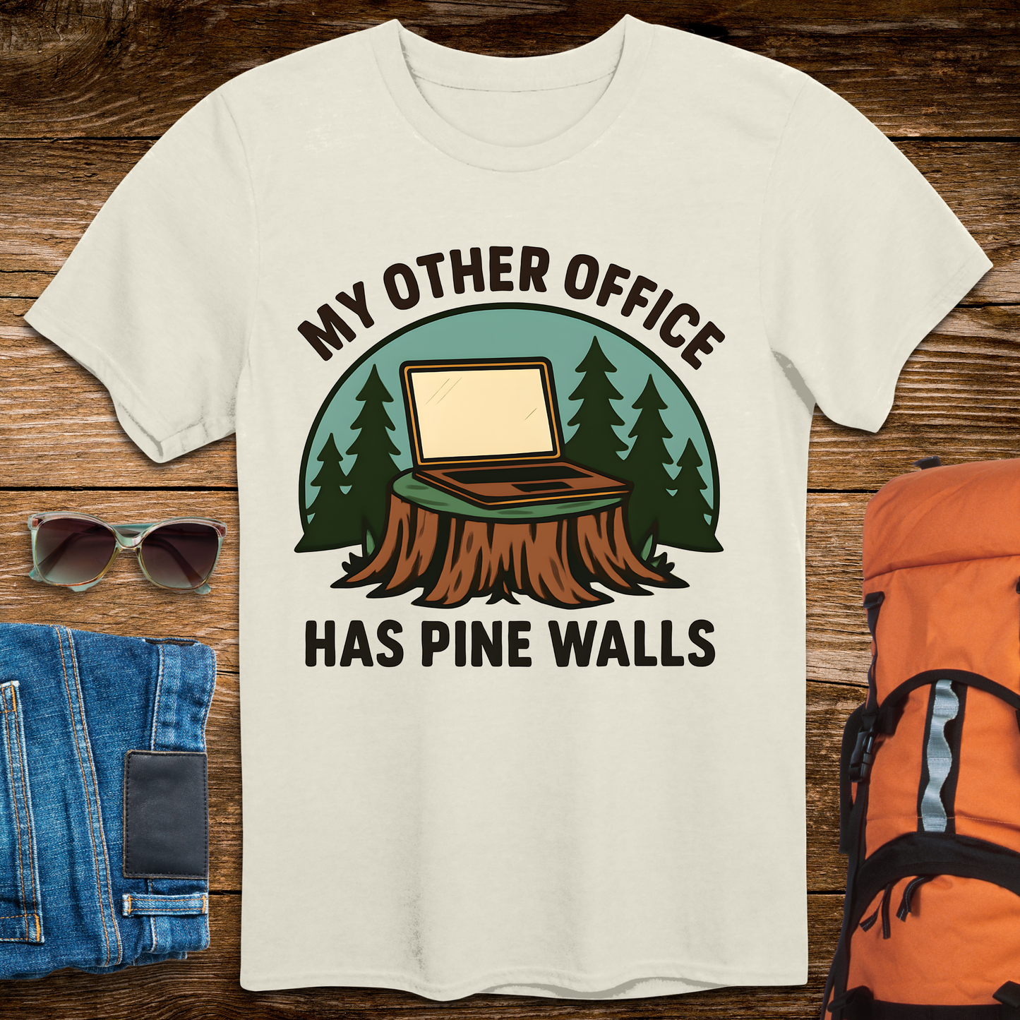 My Other Office Has Pine Walls