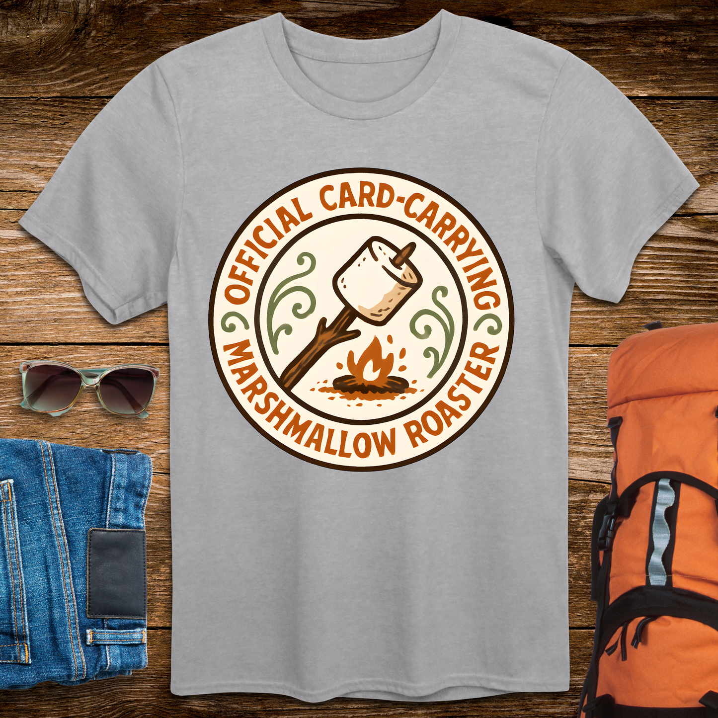 Card-Carrying Marshmallow Roaster