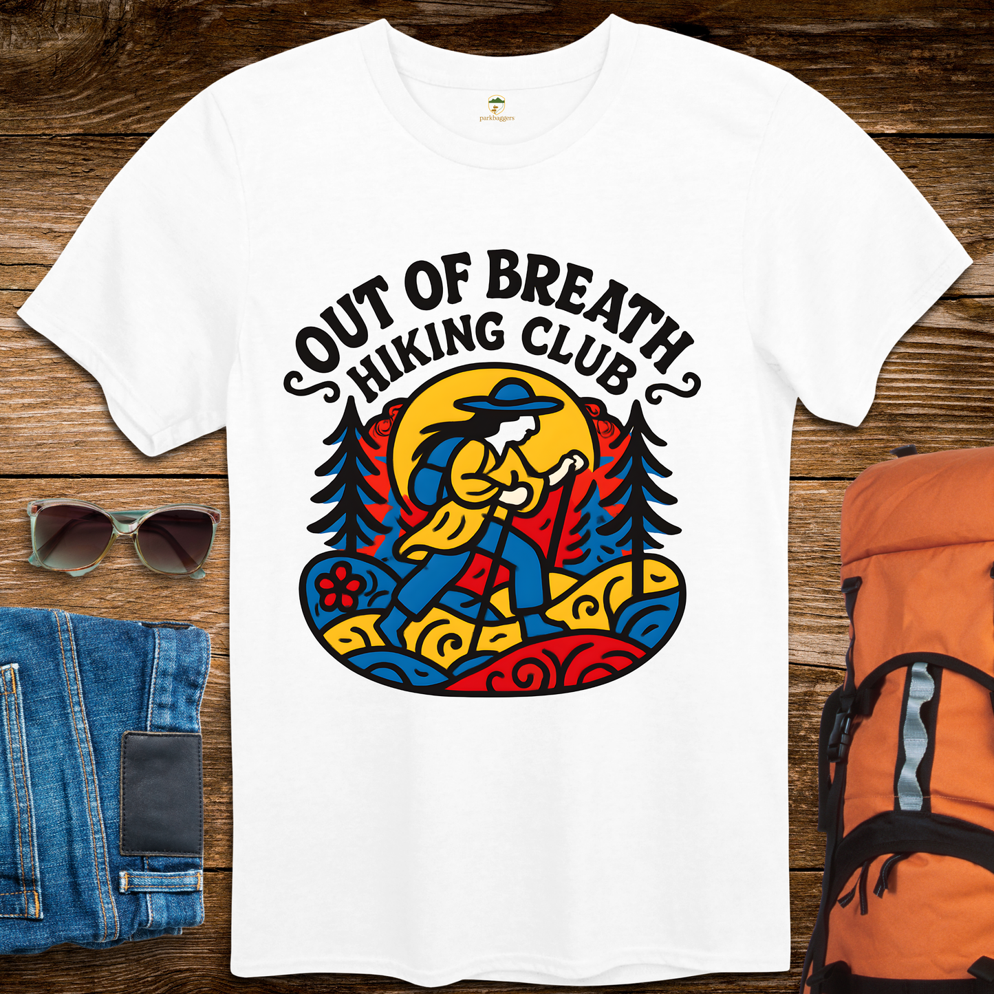 Out of Breath Hiking Club - Bright Colors