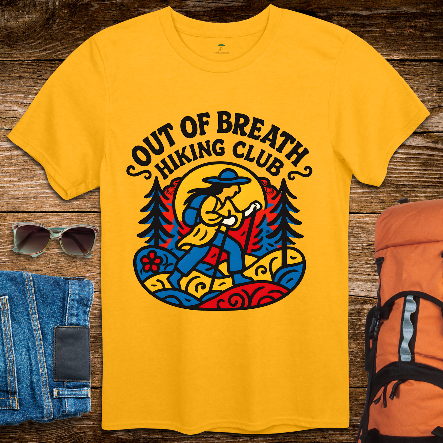 Out of Breath Hiking Club - Bright Colors