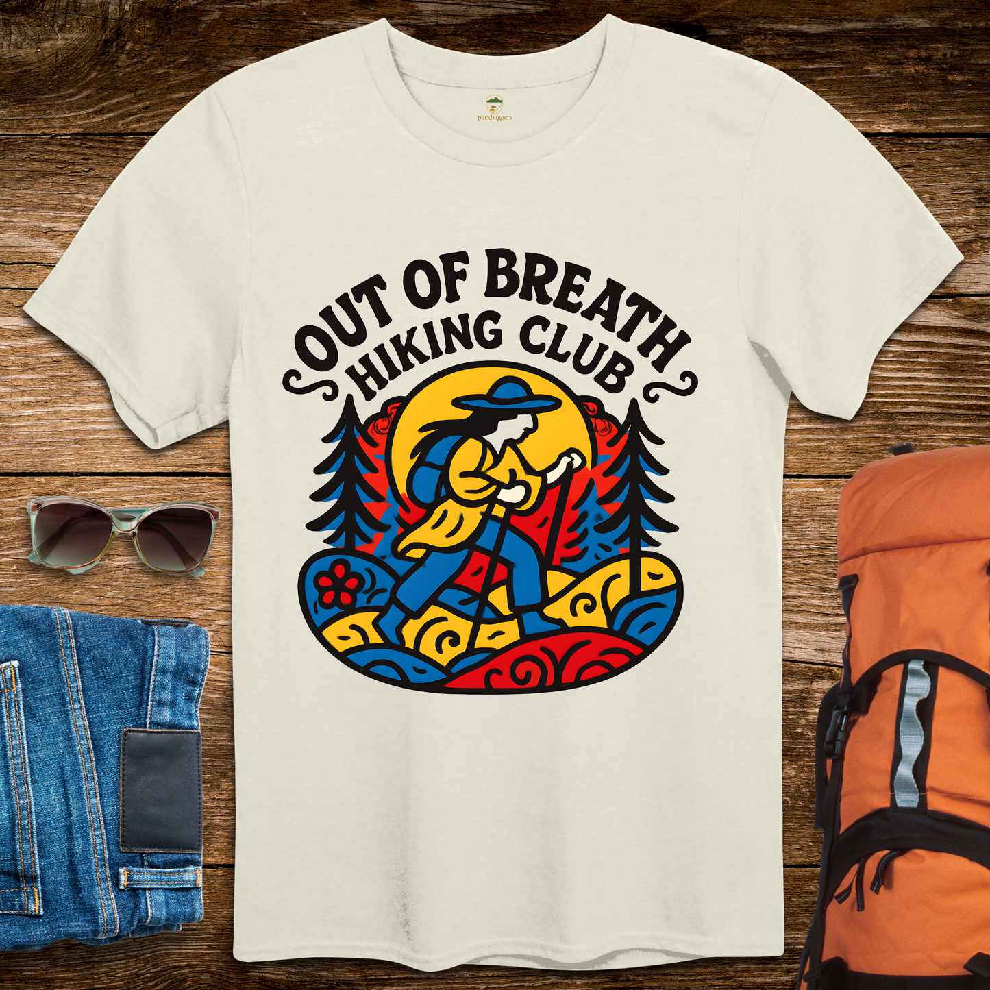 Out of Breath Hiking Club - Bright Colors
