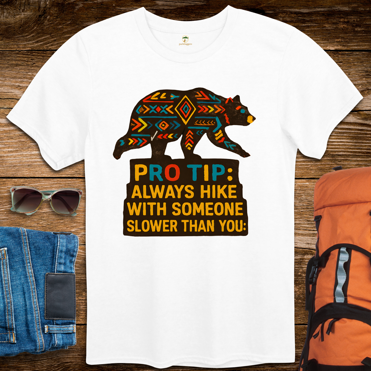 Pro Tip: Always Hike with Someone Slower  - Bright Colors