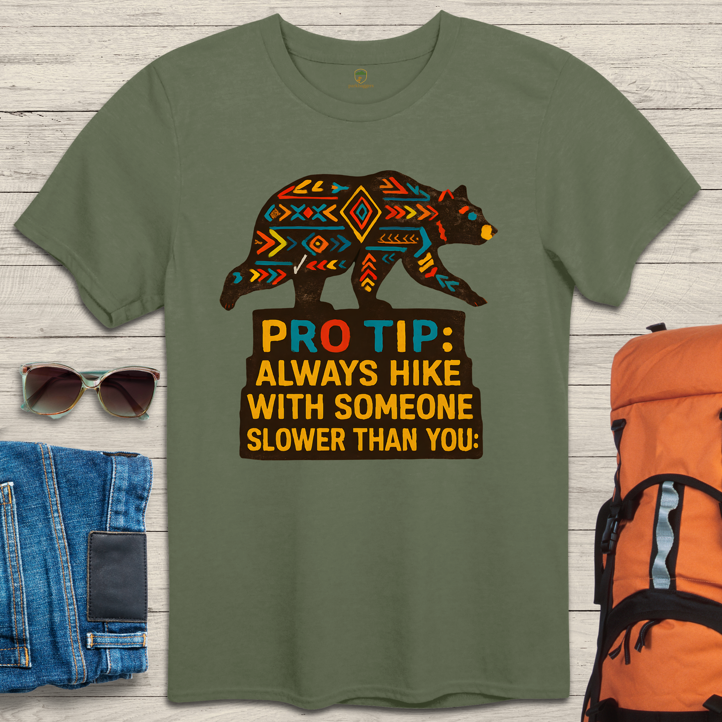 Pro Tip: Always Hike with Someone Slower  - Bright Colors