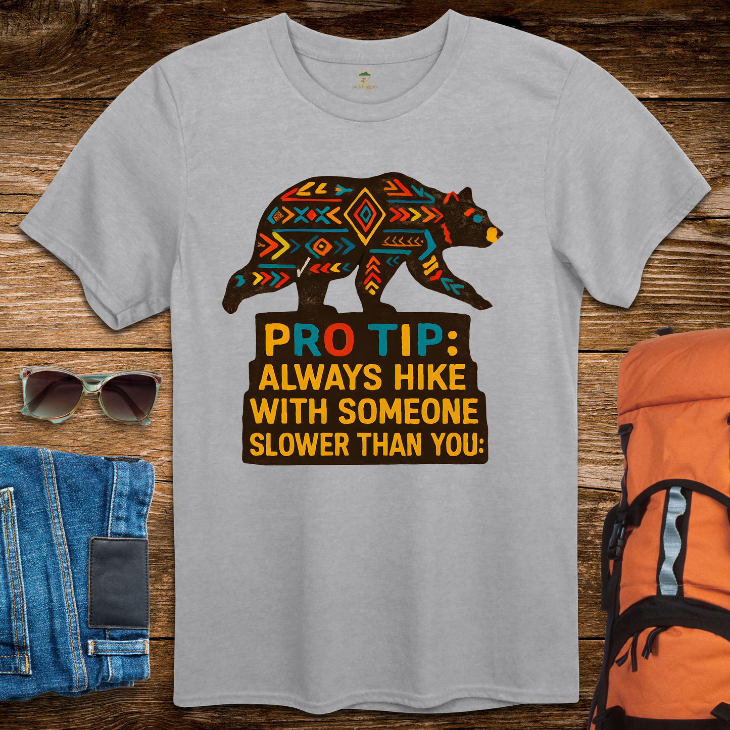 Pro Tip: Always Hike with Someone Slower  - Bright Colors