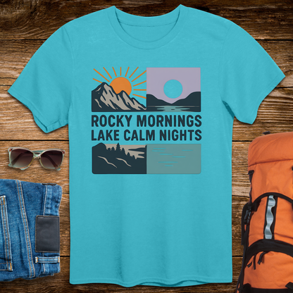 Rocky Mornings Lake Calm Nights