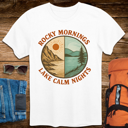 Rocky Mornings Lake Calm Nights