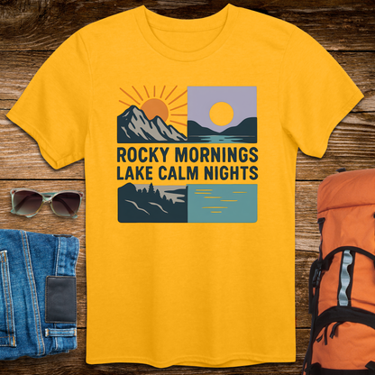 Rocky Mornings Lake Calm Nights