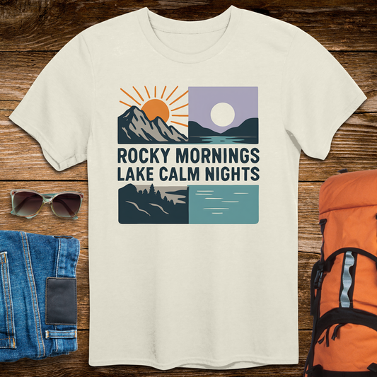 Rocky Mornings Lake Calm Nights