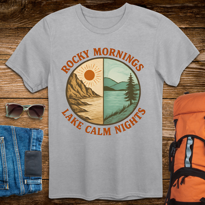 Rocky Mornings Lake Calm Nights