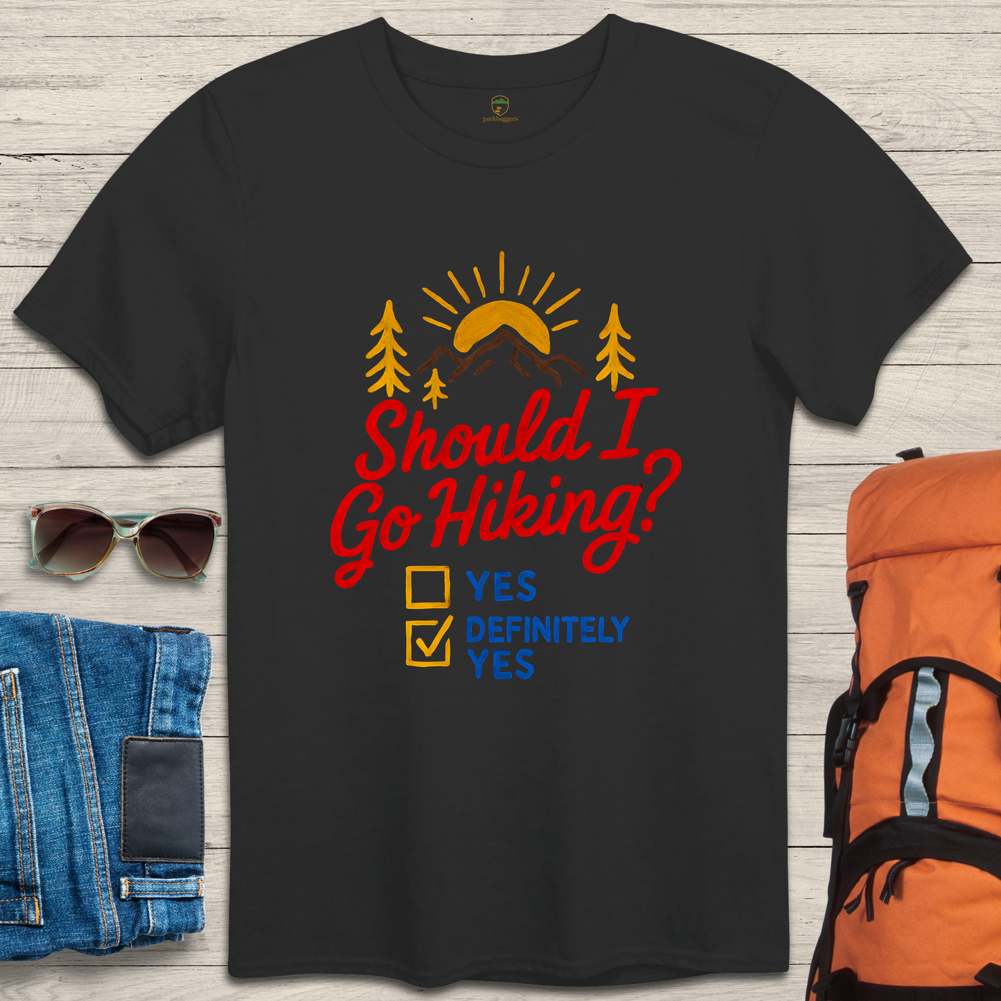 Should I Go Hiking Primary Colors