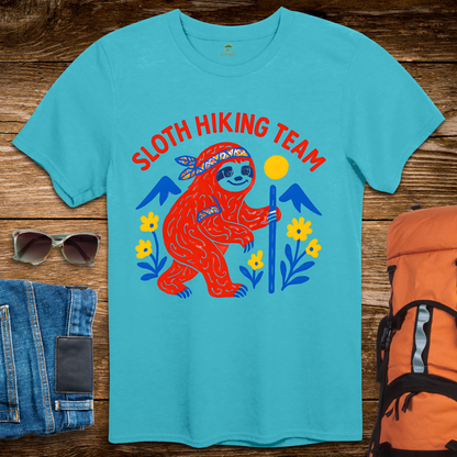 Sloth Hiking Team - Bright Colors