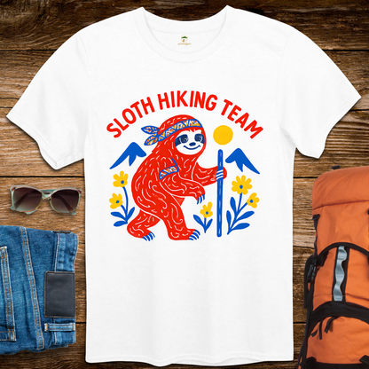 Sloth Hiking Team - Bright Colors