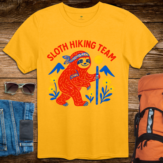 Sloth Hiking Team - Bright Colors
