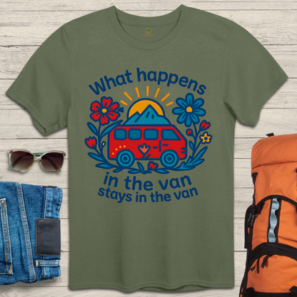 What Happens In The Van Stays In The Van Primary Colors